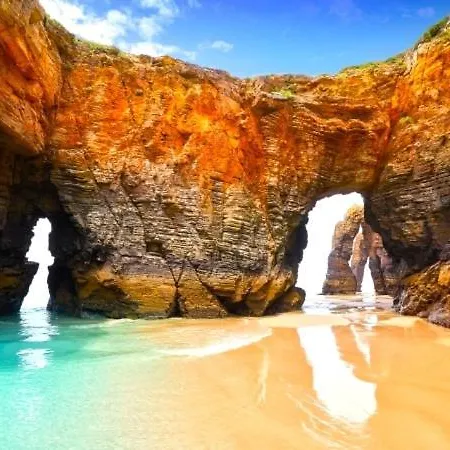 Apatamento Playa Catedrales Con Terraza & Parking I Lägenhet San Cosme de Barreiros (Barreiros, Lugo)